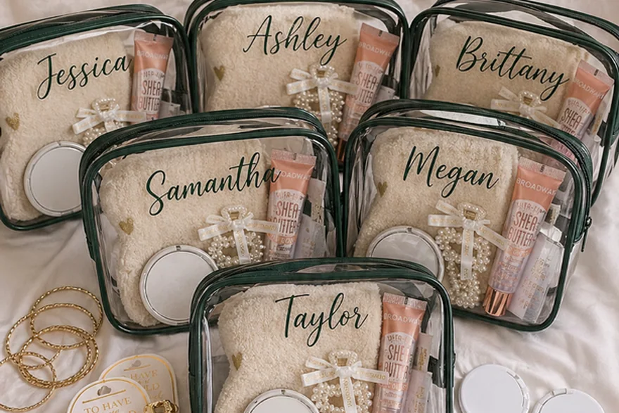 Charity & Fundraiser Cosmetic Bags — Custom cosmetic bag and makeup bag programme