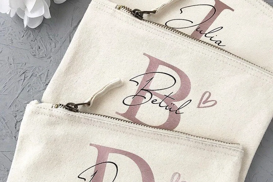 Custom Cosmetic Bag Sample Process — Custom logo cosmetic bag sample