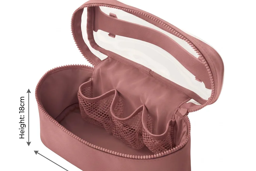 Eyelash & Eyebrow Tool Cases — Bulk cosmetic bag production detail