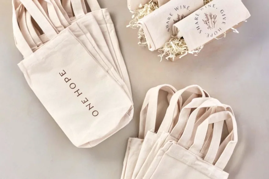 Holiday Gift Cosmetic Bags — Custom logo cosmetic bag sample
