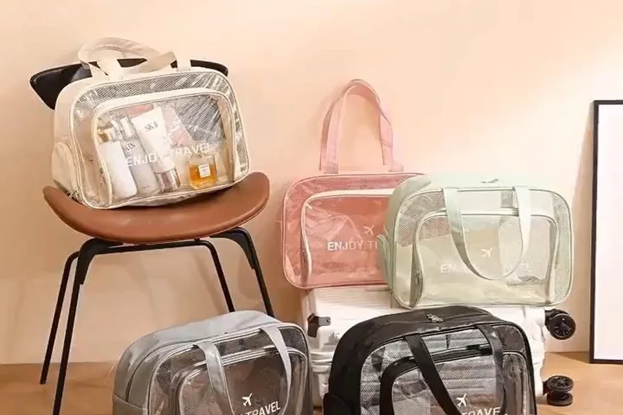 Muji vs Uniqlo Cosmetic Bags — Bulk cosmetic bag production detail
