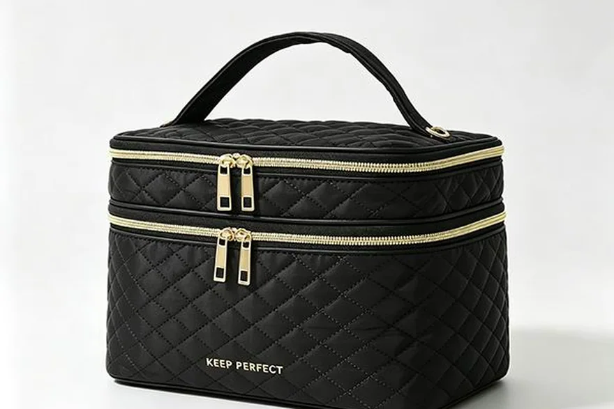 Toiletry Bags for Digital Nomads — Beauty bag material and construction detail