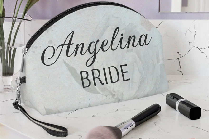 Tropical Travel Makeup Bags — Custom logo cosmetic bag sample