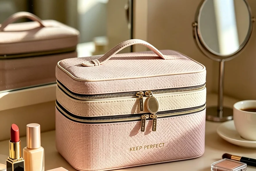 Vegan Leather Cosmetic Bags — Custom cosmetic bag and makeup bag programme