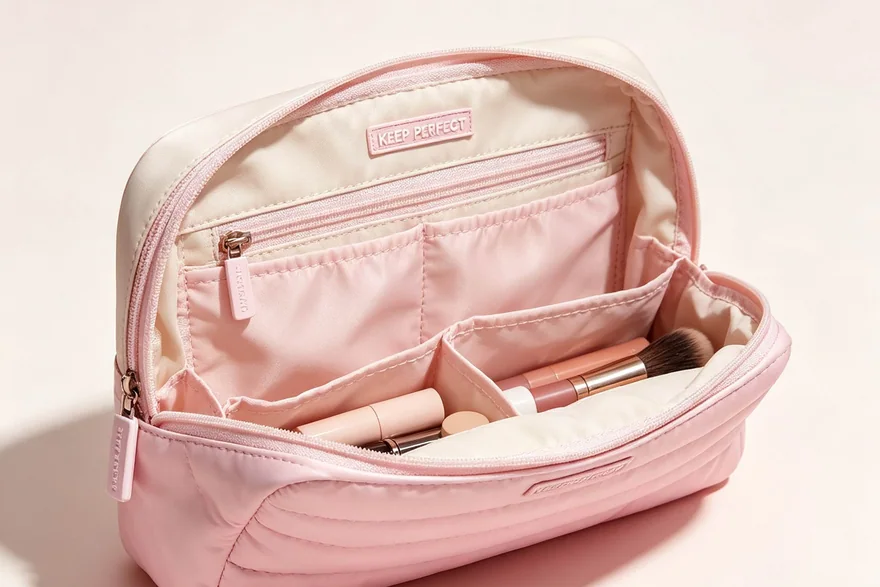 Material and construction detail for Wholesale Makeup Bags guide — Beauty bag material and construction detail